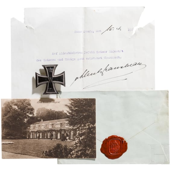 Prinz Alfons von Bayern - Eisernes Kreuz 1. Klasse