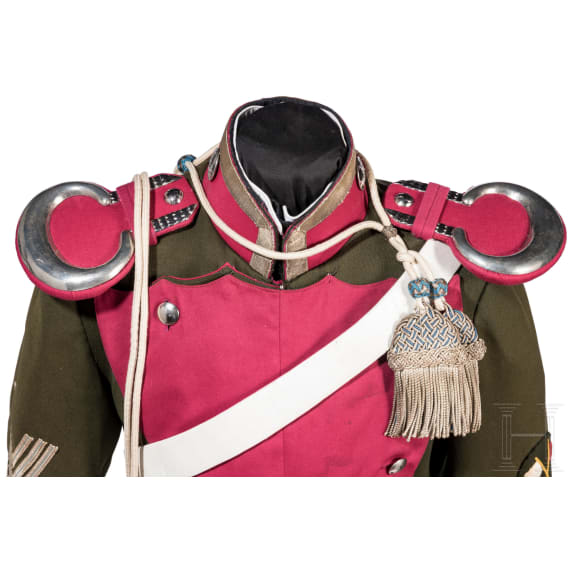 Uniformensemble f&uuml;r einen Vizewachtmeister im K&ouml;niglich Bayerischen 2. Ulanen-Regiment "K&ouml;nig", um 1900