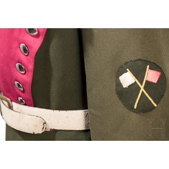 Uniformensemble f&uuml;r einen Vizewachtmeister im K&ouml;niglich Bayerischen 2. Ulanen-Regiment "K&ouml;nig", um 1900