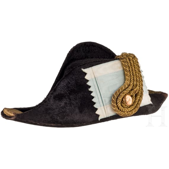 Oberamtsrichter Max Reischl - Zweispitz f&uuml;r Beamte mit Originalkoffer und Handschuhen, 1886 - 1912