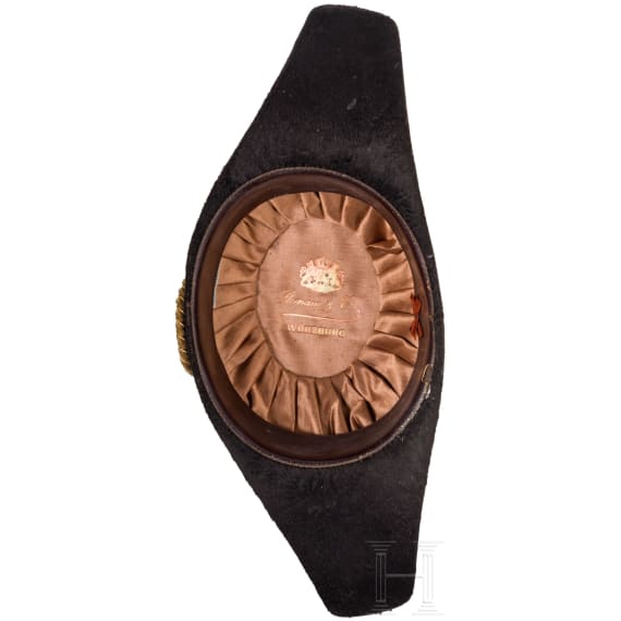 Oberamtsrichter Max Reischl - Zweispitz f&uuml;r Beamte mit Originalkoffer und Handschuhen, 1886 - 1912