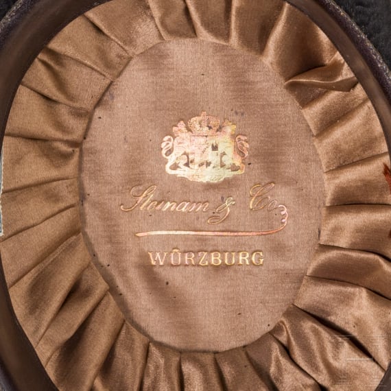Oberamtsrichter Max Reischl - Zweispitz f&uuml;r Beamte mit Originalkoffer und Handschuhen, 1886 - 1912