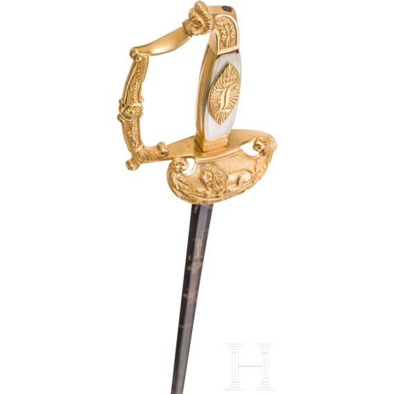 Beamtendegen aus der Regierungszeit von K&ouml;nig Ludwig I. (1825-48)