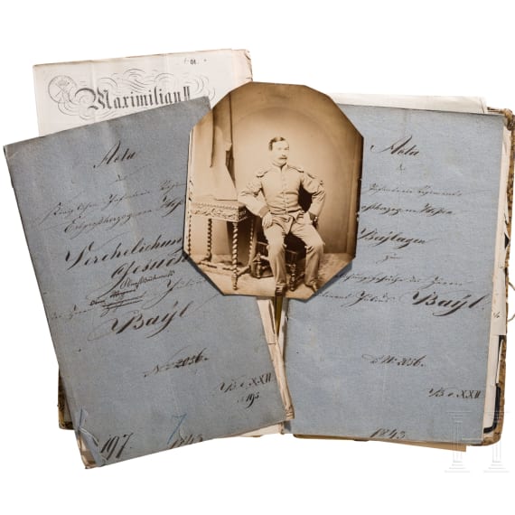 Dokumenten- und Fotonachlass des bayerischen Offiziers Julius Bayl (1815 - 1888)