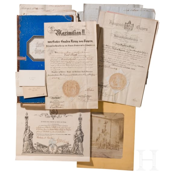 Dokumenten- und Fotonachlass des bayerischen Offiziers Karl Lorch (1839 - 1890)
