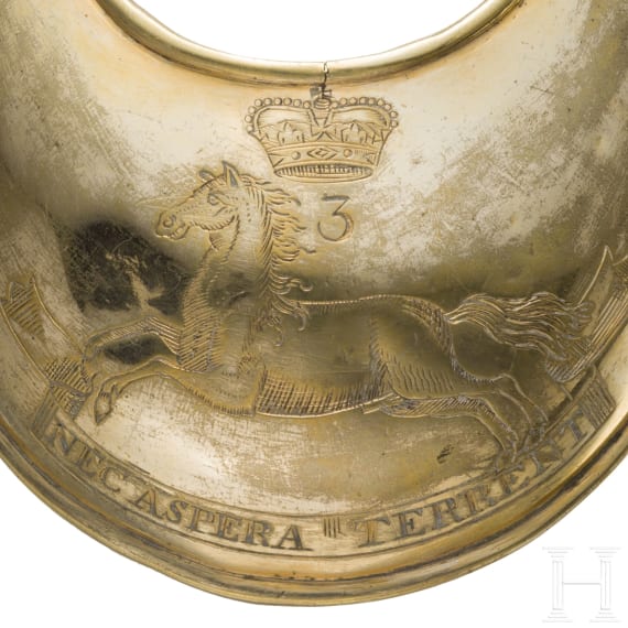 Ringkragen f&uuml;r Offiziere der Hannoverschen Infanterie, 18. Jhdt.
