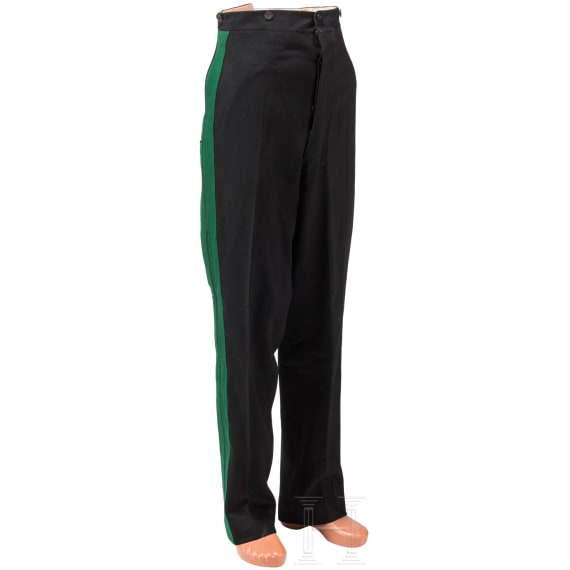 Ernst August von Hannover, Herzog zu Braunschweig und L&uuml;neburg (1887 - 1953) - schwarze Tuchhose sowie blaue Hose