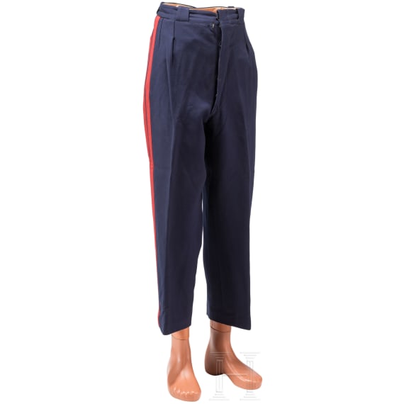 Ernst August von Hannover, Herzog zu Braunschweig und L&uuml;neburg (1887 - 1953) - schwarze Tuchhose sowie blaue Hose