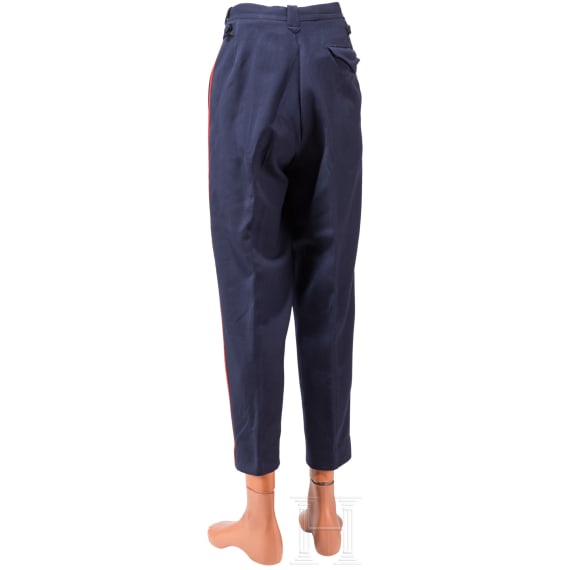 Ernst August von Hannover, Herzog zu Braunschweig und L&uuml;neburg (1887 - 1953) - schwarze Tuchhose sowie blaue Hose