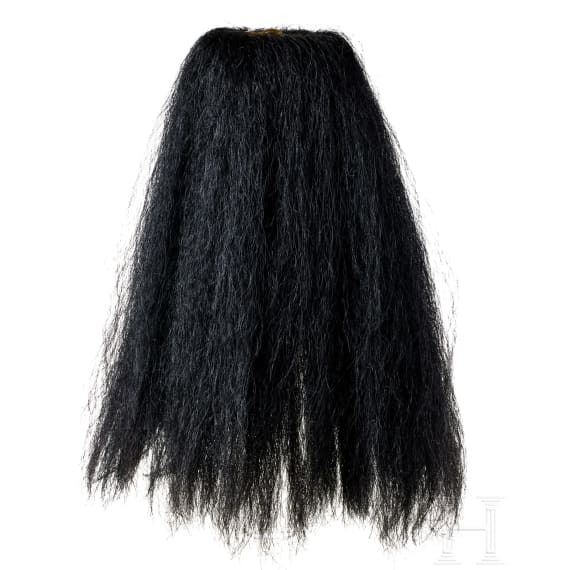 Trichter und Haarbusch f&uuml;r hessische Offiziershelme