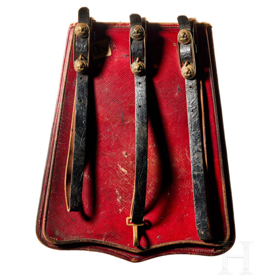 A "S&auml;beltasche" (sabretache) for Officers of Prussian Hussar Regiments 1, 3, 13 or 14