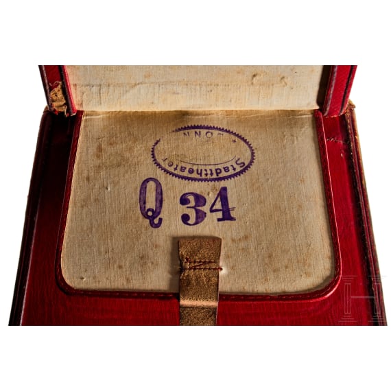 A "S&auml;beltasche" (sabretache) for Officers of Prussian Hussar Regiments 1, 3, 13 or 14