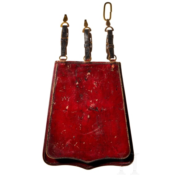 A "S&auml;beltasche" (sabretache) for Prussian Hussar Regiment 4 Officers