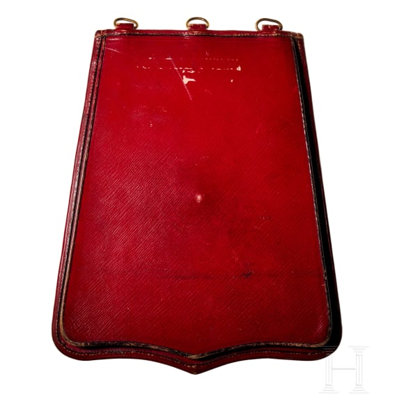 A "S&auml;beltasche" (sabretache) for Prussian Hussar Regiment 10 Officers