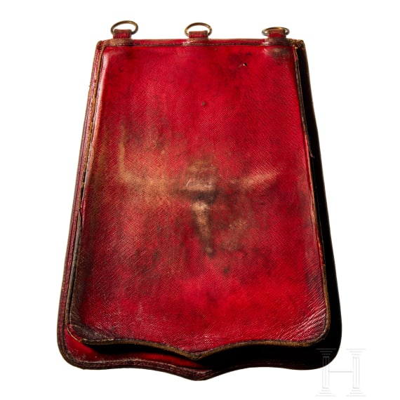 A "S&auml;beltasche" (sabretache) for Prussian Hussar Regiment 11 Officers