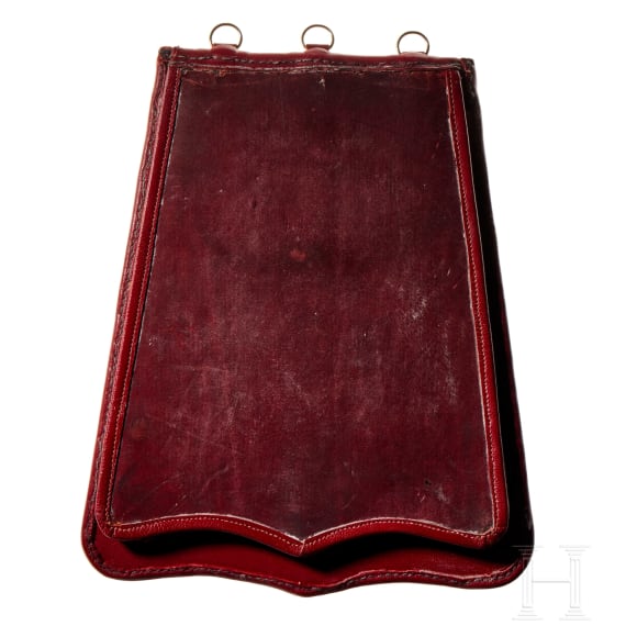 A "S&auml;beltasche" (sabretache) for Saxon Hussar Regiment 19 Officers