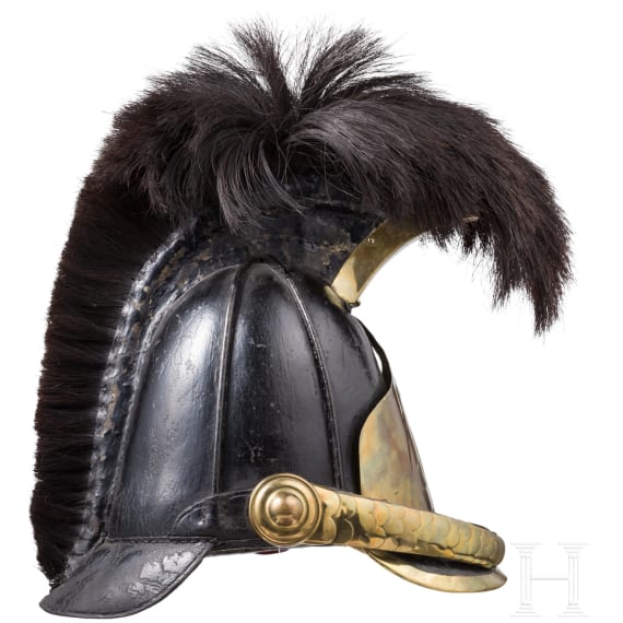 Raupenhelm f&uuml;r Mannschaften im Herzoglich Oldenburgischen Landdragonerkorps, um 1830