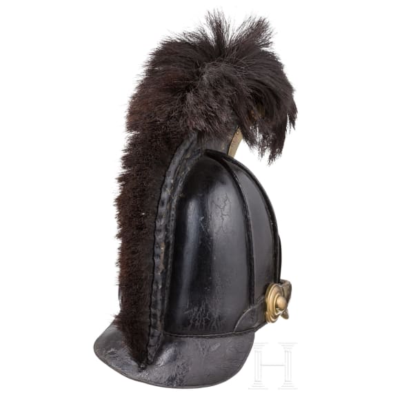 Raupenhelm f&uuml;r Mannschaften im Herzoglich Oldenburgischen Landdragonerkorps, um 1830