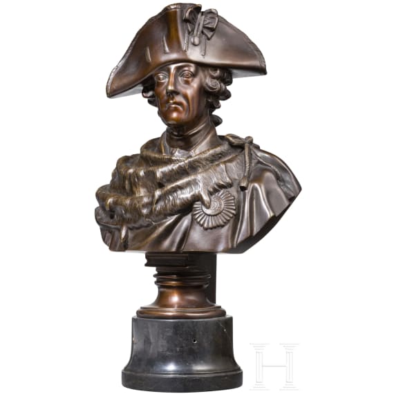 Christian Daniel Rauch (1777 - 1857) - K&ouml;nig Friedrich II., 19. Jhdt.