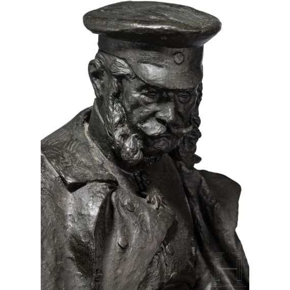 Kaiser Wilhelm I. - monumentale Reiterfigur, datiert 1901