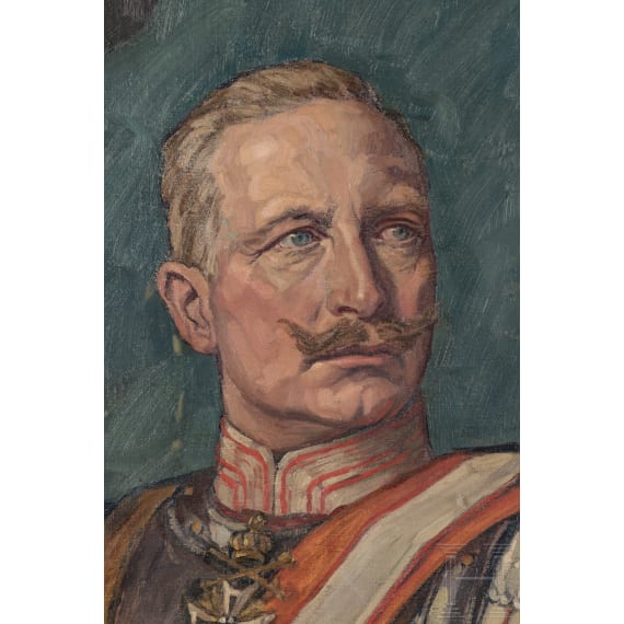 Heinz Heinrichs (1886 - 1957) - Kaiser Wilhelm II. in der Uniform der Gardes du Corps
