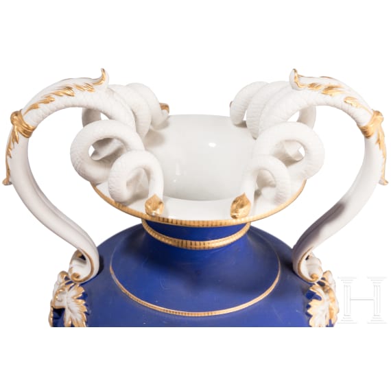 K&ouml;nigin Augusta von Preu&szlig;en - Schlangenhenkelvase, 1861 - 1890