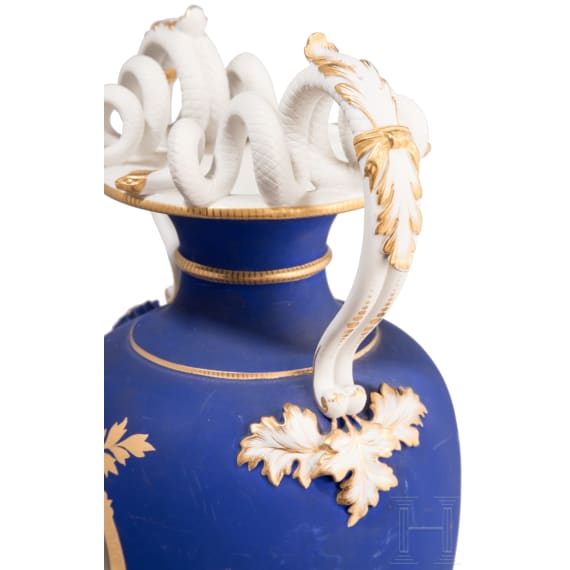 K&ouml;nigin Augusta von Preu&szlig;en - Schlangenhenkelvase, 1861 - 1890
