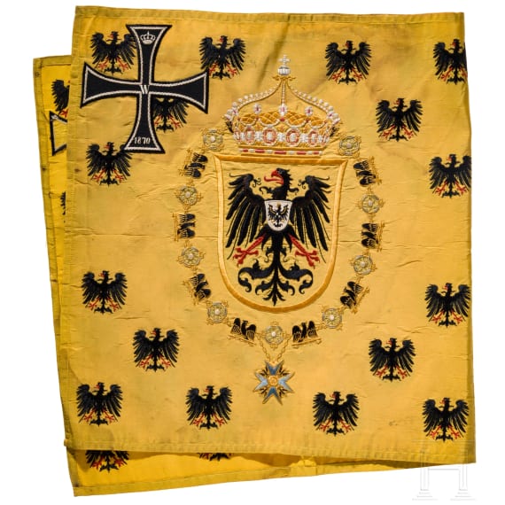 Kaiserin Auguste Viktoria (1858 - 1921) - pers&ouml;nliche Kfz-Standarte mit Dokumentation