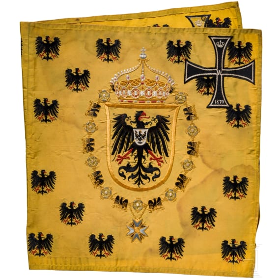 Kaiserin Auguste Viktoria (1858 - 1921) - pers&ouml;nliche Kfz-Standarte mit Dokumentation