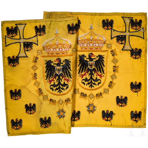 Kaiserin Auguste Viktoria (1858 - 1921) - pers&ouml;nliche Kfz-Standarte mit Dokumentation