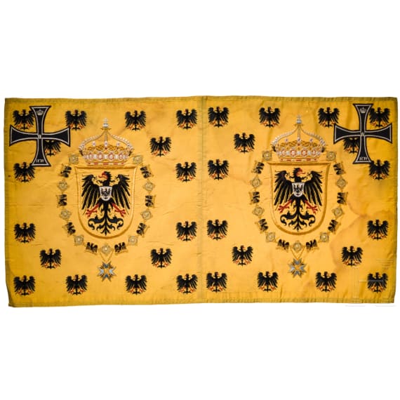 Kaiserin Auguste Viktoria (1858 - 1921) - pers&ouml;nliche Kfz-Standarte mit Dokumentation