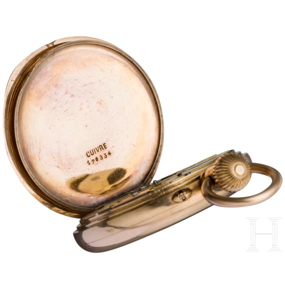 Kaiserin Auguste Viktoria - goldene Geschenkuhr von Johann Hartmann, Berlin