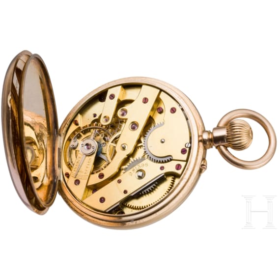 Kaiserin Auguste Viktoria - goldene Geschenkuhr von Johann Hartmann, Berlin