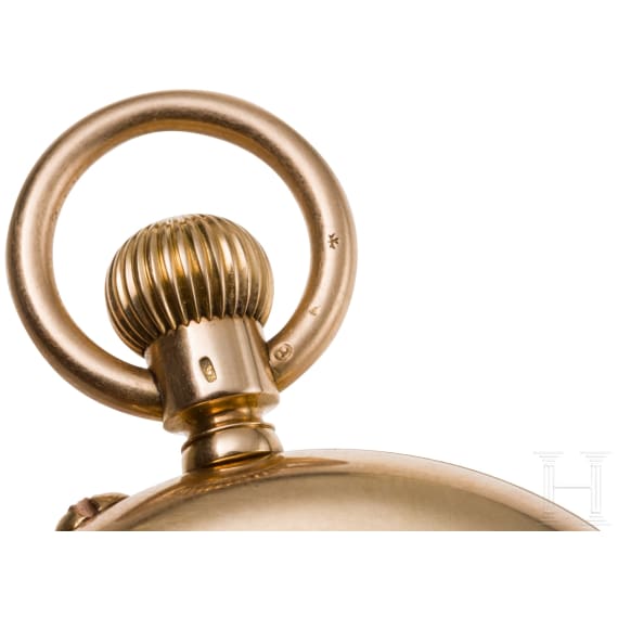 Kaiserin Auguste Viktoria - goldene Geschenkuhr von Johann Hartmann, Berlin