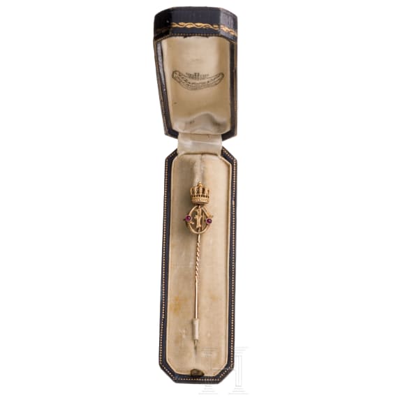 Prinz Oskar von Preu&szlig;en (1888 - 1958) - goldene Geschenknadel