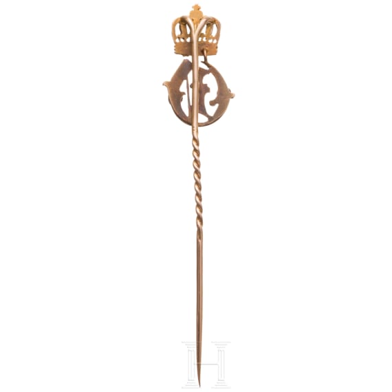Prinz Oskar von Preu&szlig;en (1888 - 1958) - goldene Geschenknadel