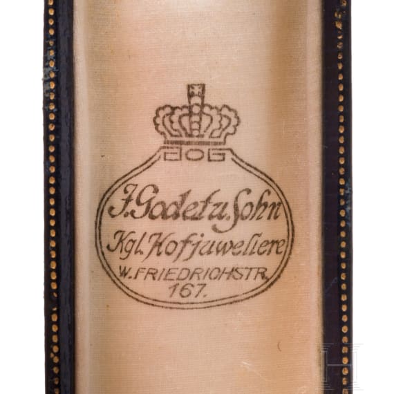 Prinz Oskar von Preu&szlig;en (1888 - 1958) - goldene Geschenknadel