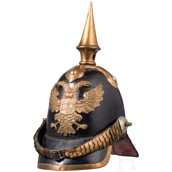Helm M 1848 f&uuml;r Mannschaften der Infanterie, um 1850