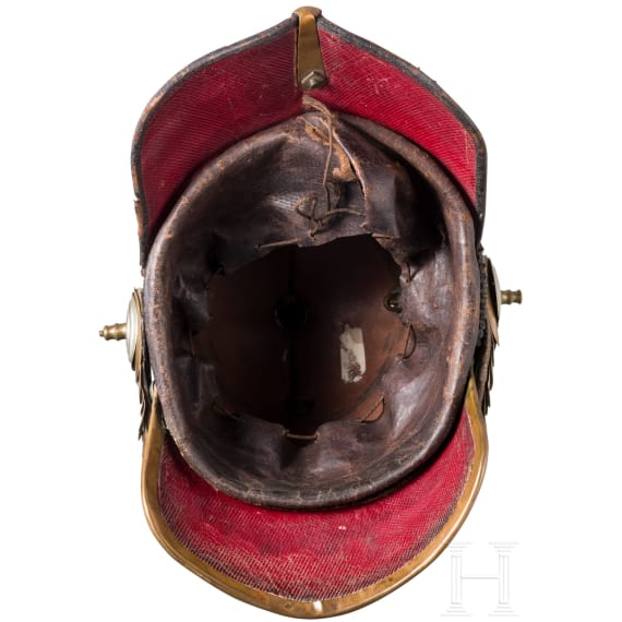 Helm M 1848 f&uuml;r Mannschaften der Infanterie, um 1850
