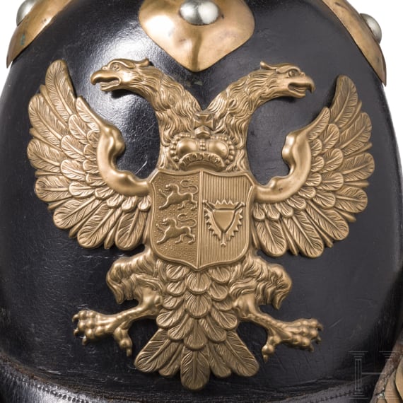 Helm M 1848 f&uuml;r Mannschaften der Infanterie, um 1850