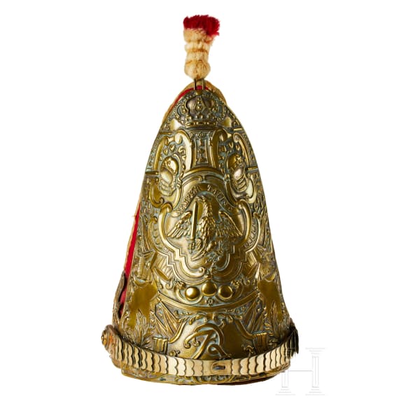 A German miter parade hat of Guard Infantry