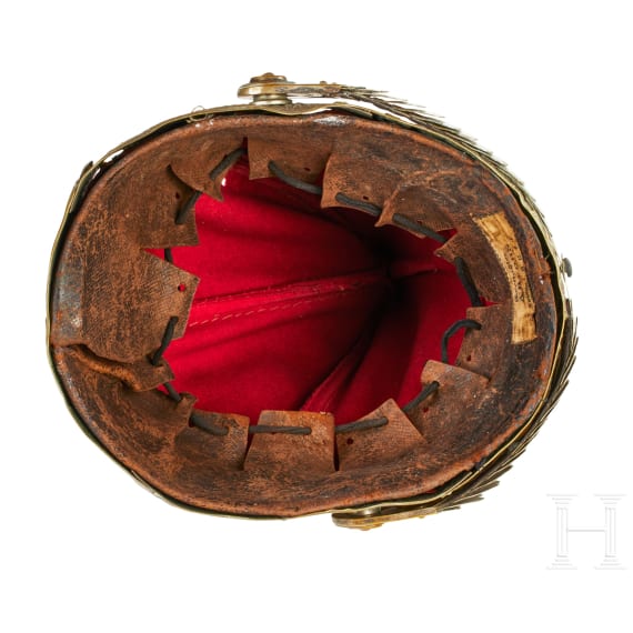 A German miter parade hat of Guard Infantry