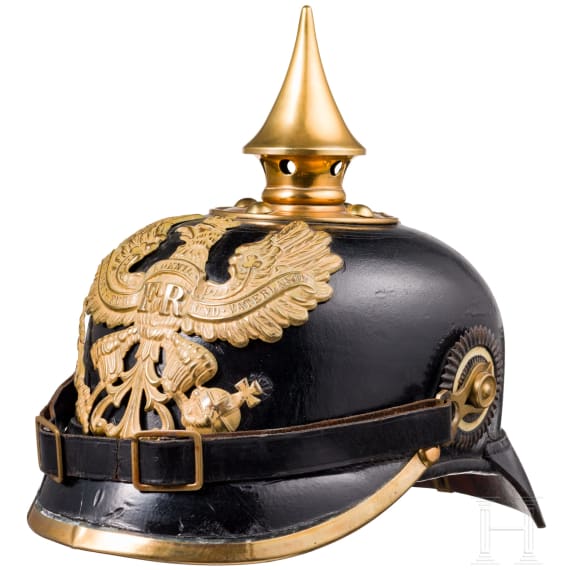 Helm M 1895 f&uuml;r Mannschaften der Linieninfanterie, datiert 1911