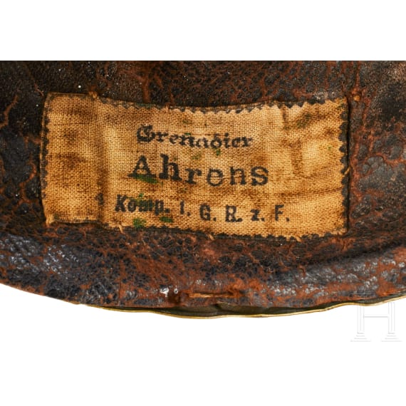 A German miter parade hat of Guard Infantry