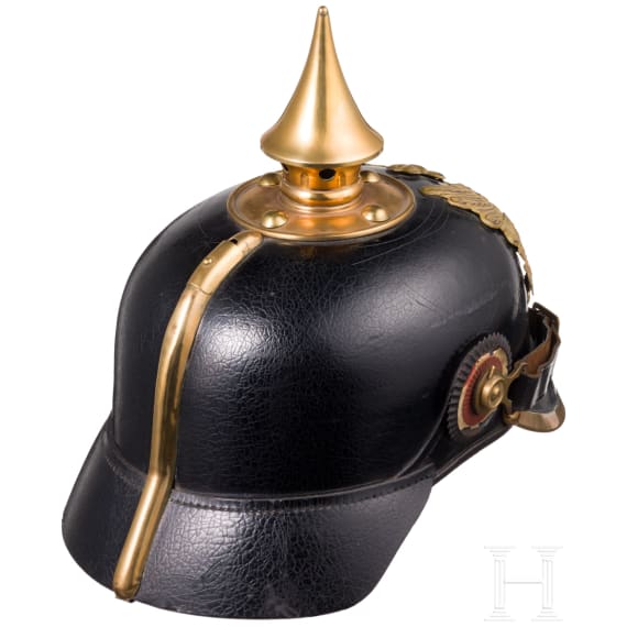 Helm M 1895 f&uuml;r Mannschaften der Linieninfanterie, datiert 1911