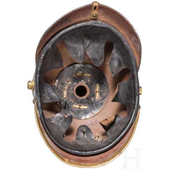 Helm M 1895 f&uuml;r Mannschaften im Infanterie-Regiment von Winterfeldt (2. Oberschlesisches) Nr. 23