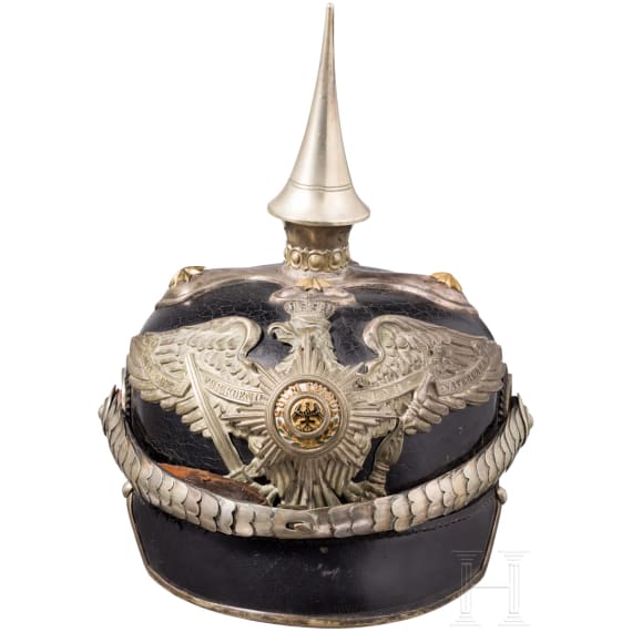 Helm f&uuml;r Offiziere der Schlossgarde-Kompanie, Berlin, um 1914
