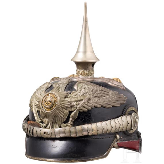 Helm f&uuml;r Offiziere der Schlossgarde-Kompanie, Berlin, um 1914