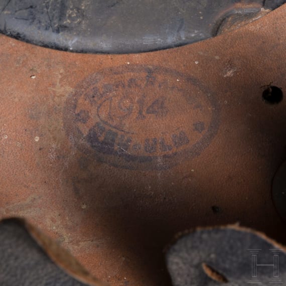 Helm M 1895 f&uuml;r Mannschaften im Infanterie-Regiment von Winterfeldt (2. Oberschlesisches) Nr. 23