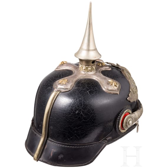 Helm f&uuml;r Offiziere der Schlossgarde-Kompanie, Berlin, um 1914